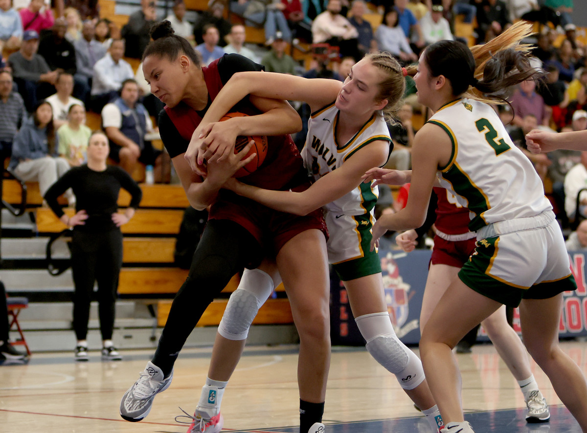 Cardinal Newman girls BB 61, San Ramon Valley 55 NCS Open championship by Dennis Lee 2-24-24022420246